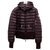 Moncler Real Down Jacket Hooded Purple Polyamide  ref.175625