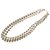 Hermès vintage necklace Silvery Silver  ref.175632