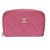 Chanel Geldbörse Pink Leder  ref.175644