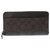 Coach Signature zip purse Brown Leather  ref.175673