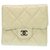 Chanel Matelasse  Bifold Wallet Cream Leather  ref.175709