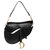 Christian Dior Saddle bag in black box leather, Golden Jewelery, new condition  ref.175720