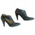 Balenciaga Heels Black Grey Dark grey Leather  ref.175778