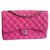 Chanel Pink suede caviar Jumbo flap bag Leather  ref.175837