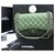 Timeless Chanel grüne Lammfell Jumbo Flap Bag Leder  ref.175844