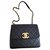 Vintage Chanel Flap Bag Schwarz Leder  ref.175855