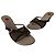 Mule con tacco Ballin marroni in pelle e scamosciato 37