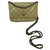 Wallet On Chain Chanel Beige Leder  ref.175904