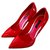 Louis Vuitton Heels Red Patent leather  ref.176009