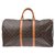Louis Vuitton Keepall 55 Brown Cloth  ref.176014
