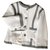 Chanel chaqueta de tweed boucle Blanco  ref.176038