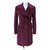 Dolce & Gabbana Coats, Outerwear Dark red Cotton  ref.176236