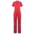 Chanel rare denim jumpsuit Red Cotton  ref.176318