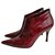 Gucci Heels Red Leather  ref.176319