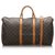 Louis Vuitton Brown Monogram Keepall Bandouliere 50 Leather Cloth  ref.176492