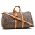 Louis Vuitton Keepall Bandouliere 55 Brown Cloth  ref.176561