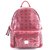 MCM Backpack Red Python Pattern Canvas Patent leather  ref.176684