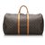 Louis Vuitton Keepall Monogram Brown 55 Cuir Toile Marron  ref.176742