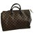 Louis Vuitton Speedy 35 Brown Leather  ref.176926