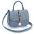 Louis Vuitton Handbags Blue Leather  ref.176927