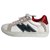 Zadig & Voltaire Sneakers White Red Blue Leather  ref.176949