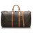 Louis Vuitton Brown Monogram Keepall Bandouliere 55 Leather Cloth  ref.177022