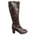 Fratelli Rosseti Fratelli Rossetti p boots 39 Dark brown Leather  ref.177035