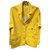 Chanel Casacos Amarelo Algodão  ref.177131