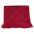 Sciarpa Louis Vuitton Logomania rossa Rosso Seta Lana  ref.177225