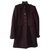 Burberry Coats, Outerwear Purple Wool  ref.177511