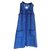 Chanel Vestidos Azul Tweed  ref.177717