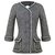 Chanel giacca in tweed bouclé metallizzato Argento  ref.177769