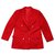 Burberry Jackets Red Wool Viscose  ref.177897