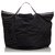 Borsa da viaggio Chanel Sports Line in nylon nero Bianco Panno  ref.177910