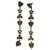 Christian Dior C Earrings.Dior Neuves Bronze Gold-plated  ref.178168