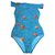 Hermès T swimsuit36 Turquoise Polyamide  ref.178180