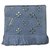 Sciarpa Louis Vuitton Logomania azzurra Blue Silk Polyester Wool  ref.178185