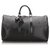 Louis Vuitton Black Epi Keepall 50 Schwarz Leder  ref.178262