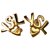 Yves Saint Laurent Earrings Golden Gold-plated  ref.178332