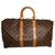 Louis Vuitton keepall 45 Brown Cloth  ref.178473