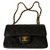 Chanel Timeless double flap bag Black Leather  ref.178881