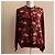 Salvatore Ferragamo Strickjacke aus burgunderfarbener Wolle Bordeaux - Ansicht 5
