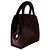 Bauletto Borsa Prada Marrone in Pelle Vernice Cioccolato - vista 2