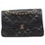 Chanel Handbags Black Leather  ref.179019