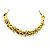 Collana intrecciata in oro giallo e diamanti O.J. Perrin D'oro - vista 3