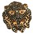 Chanel Pins & brooches Black Golden Metal  ref.179117