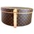Louis Vuitton Hat box Brown Cloth  ref.179173
