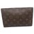 Louis Vuitton Clutch bags Brown Cloth  ref.179261