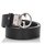 Cintura reversibile in pelle GG nera Gucci Nero Vitello simile a un vitello  ref.179370