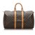 Louis Vuitton Brown Monogram Keepall 45 Leather Cloth  ref.179388